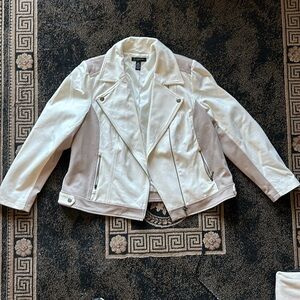 NWOT I.N.C. international Concepts moto jacket // Size 1X